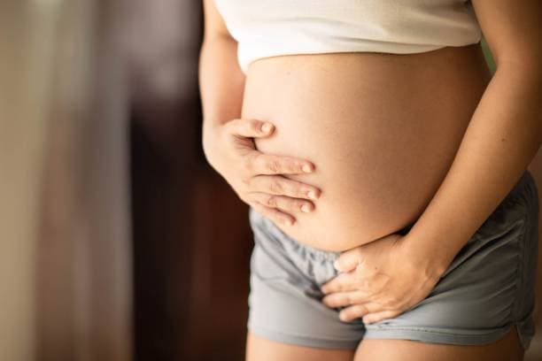 Illustration of causes of early pregnancy cramps