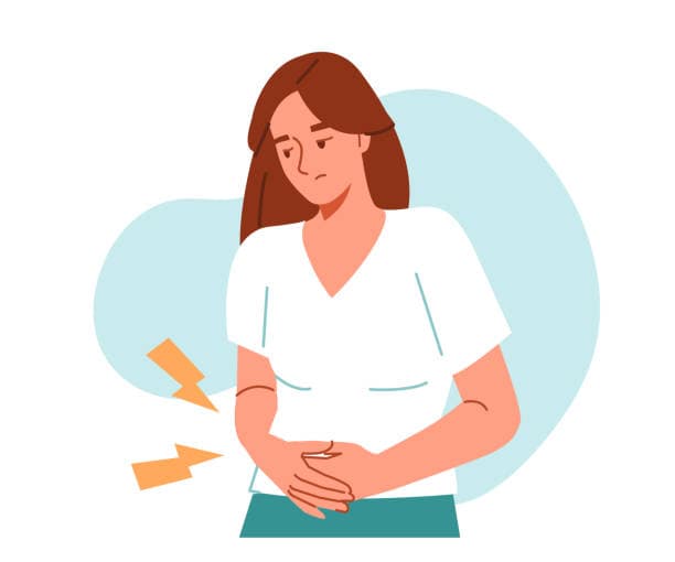 Early Signs of Appendicitis Illustration