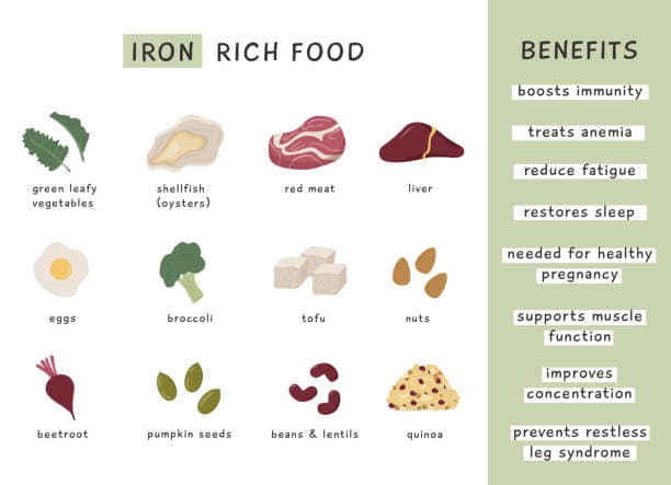 Iron-Rich Foods Chart
