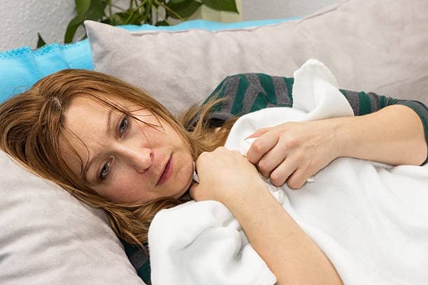 Causes of night sweats in menopause diagram