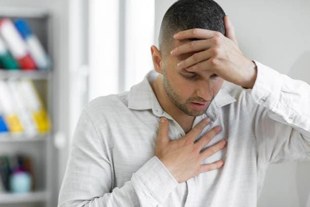 Anxiety heart symptoms diagram