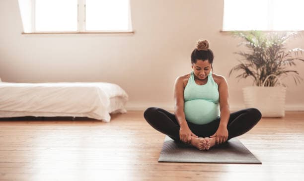 Image of prenatal yoga poses