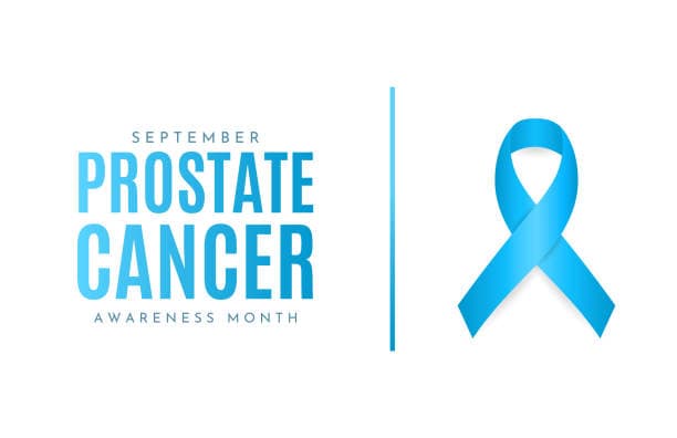 Illustration of prostate cancer symptoms and awareness for early detection