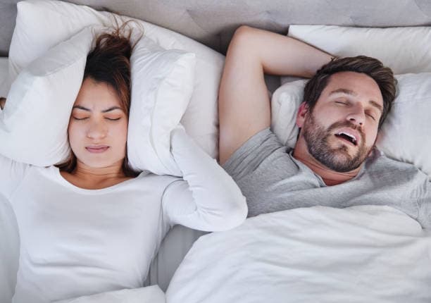Sleep Apnea Symptoms Illustration