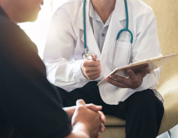 Symptoms chart for UTI in men