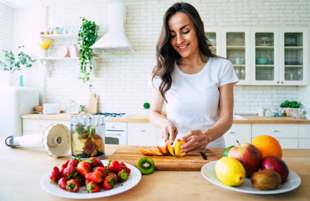 Step-by-step vegetarian lunch preparation